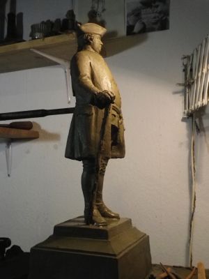 Friedrich Wilhelm I wird in Ton modelliert